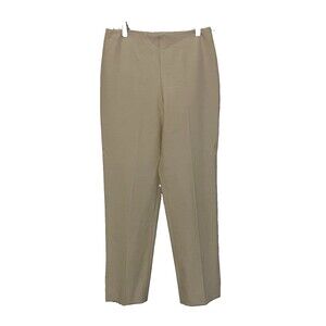 Gunex Pants Beige Neutral Ankle Split Dress Pants Trousers Made in Italy Small